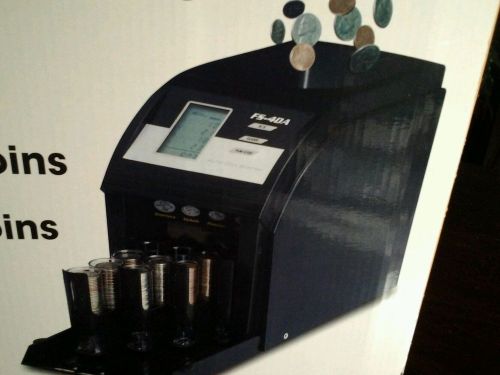 Royal sovereign fs-44p 4-row digital coin sorter 100% pwr seller same day ship for sale