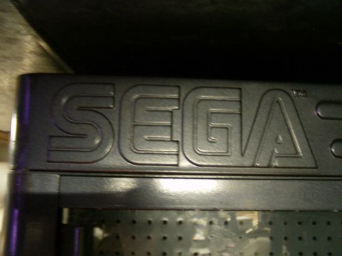 Rare Geniune Sega Display Case, Great Collectors Roll Around Etched Sega Glass