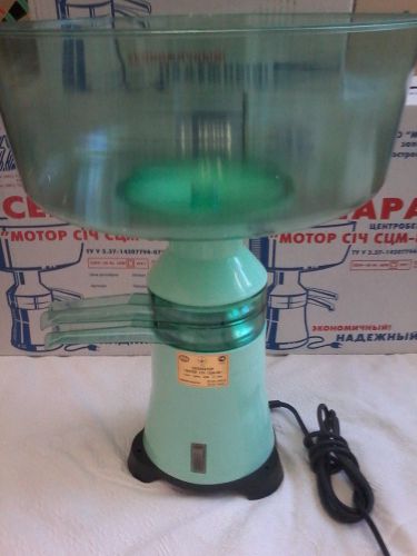 Milk cream electric centrifugal separator Plastic 100L/h FOR EXPORT NEW!