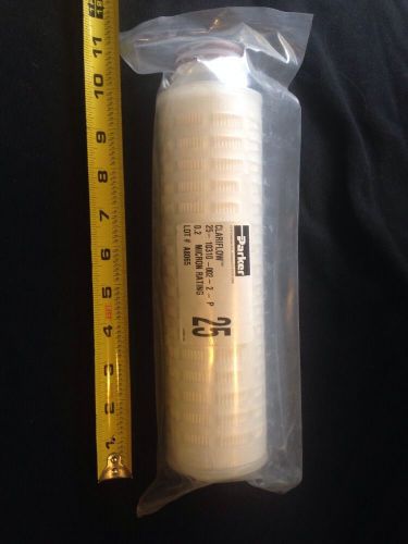 New parker clariflow cartridge filter 25-10310-402-2-p 0.2 micron lot a8065 for sale