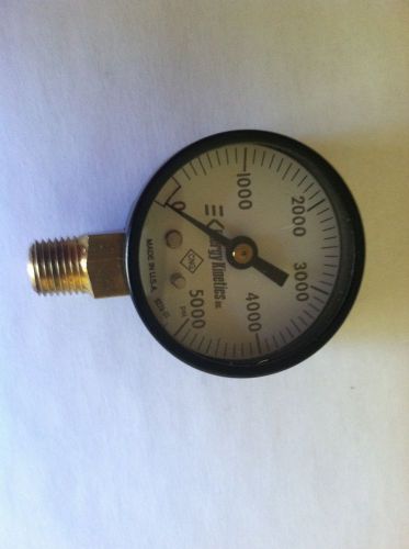 ENERGY KINETICS 5,000 PSI GUAGE, 1/4&#039;&#039; NPT MALE THREADS