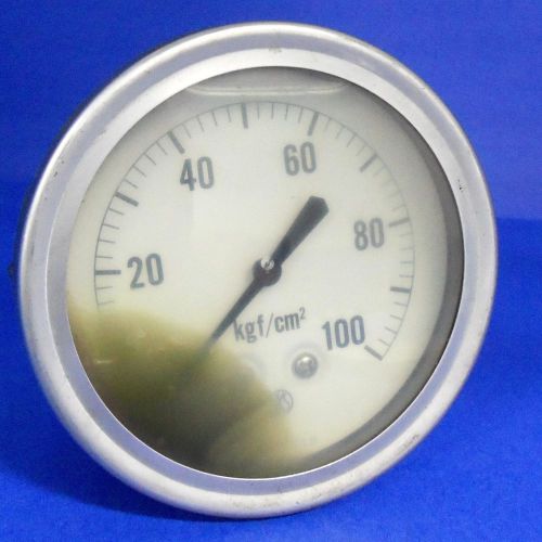 NKS 100KGF/CM2 LIQUID FILLED PRESSURE GAUGE, GV47-A02-10MK