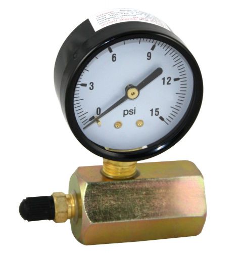 15 PSI Gas / Air Test Gauge Pressure 3/4&#034; FPT Body