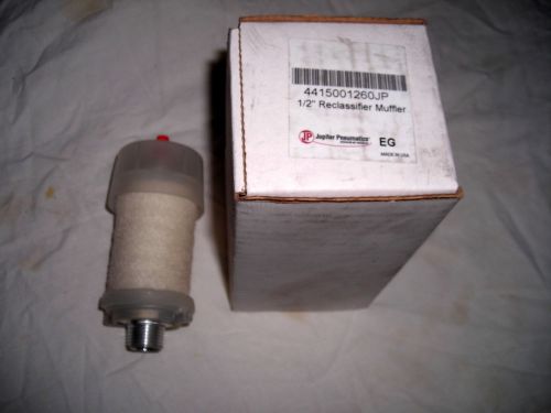 JUPITER Pneumatics  Reclassifier/Muffler 1/2&#034; NPT  Quiet Flow NEW IN BOX