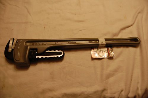 New ridgid 24&#034; aluminum pipe wrench for sale