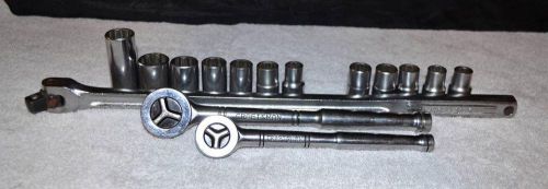 Craftsman socket set (3/8&#034; 943796) (1/2&#034; 943797) (17&#034; breaker) sae &amp; metric for sale