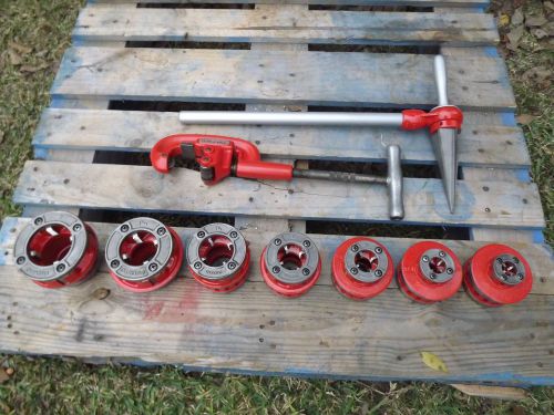 RIDGID 12R DIES 1/4&#034; -2&#034; COMPLETE SET Power threader/  REFURBISHED 700/300/ 535