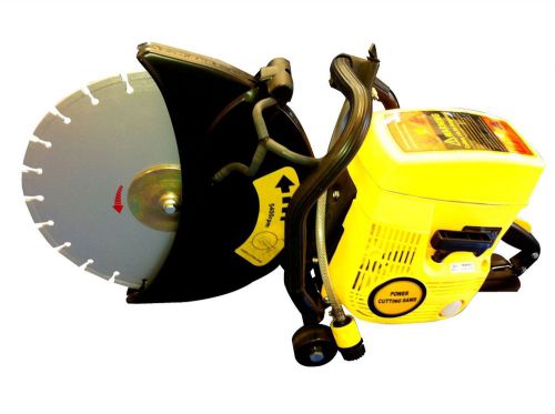 71cc 14&#039;&#039; gas concrete cut off saw w two (2)  blade for sale