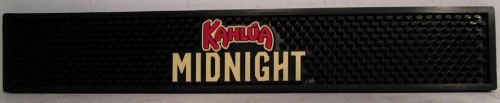 New kahlua midnight liquor rubber spill mat rail black bar restaurant man cave for sale