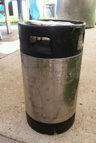 3 Gallon PIN LOCK Keg W/New O Ring Set.  for Beer (homebrew) or Soda Concentrate