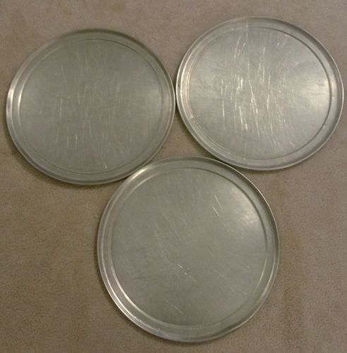 3 X 14&#034; Pizza Pans - Commercial Grade aluminum