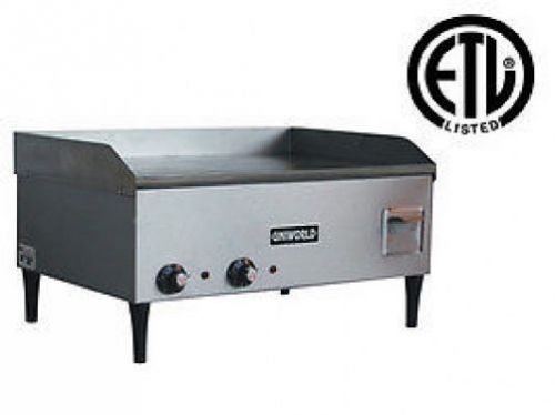 Uniworld UGR-3E 25&#034; Heavy Duty Commercial Griddle 220V Electric W/ Warranty