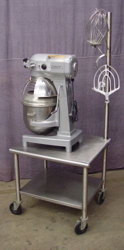 Hobart a200t 20qt 20 qt dough mixer pizza bakery quart 60 30 ss cart included for sale