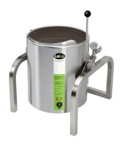 Lolo 8-Gallon Electric Steam Kettle, NEW, SK-32E, single or 3-phase