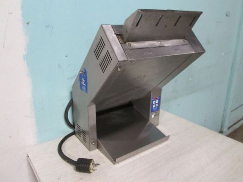 &#034;prince castle&#034; h.d. commercial s.s. counter top vertical conveyor bun toaster for sale