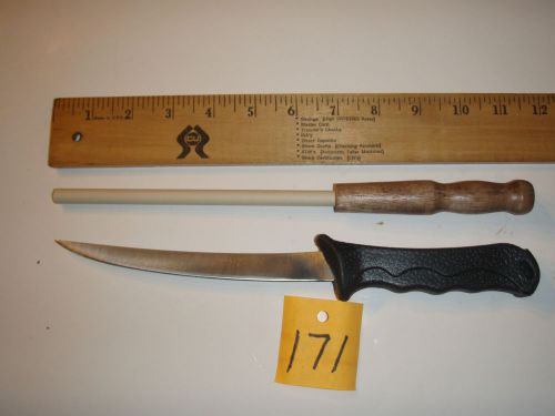 CERAMIC STEEL FISHING KNIFE#171