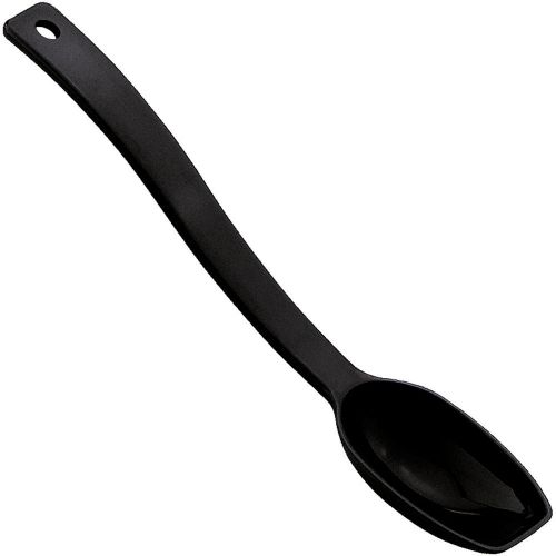 Cambro 1/2 oz. 8&#034; salad serving spoon, polycarbonate, 12pk black spo8cw-110 for sale