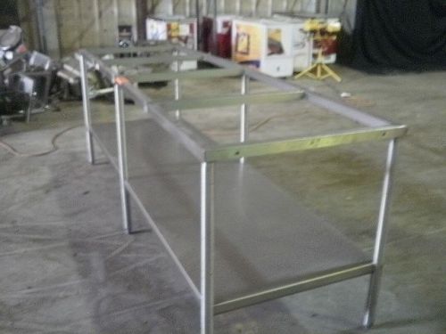 Stainless Steel Prep Table with underneath storage shelf