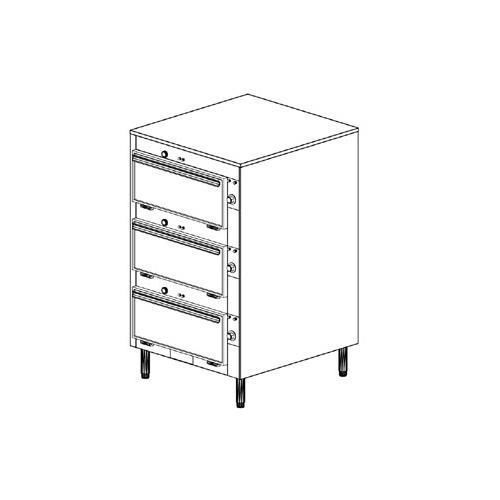 Duke 2453p thermotainer pass-thru hot food storage unit for sale