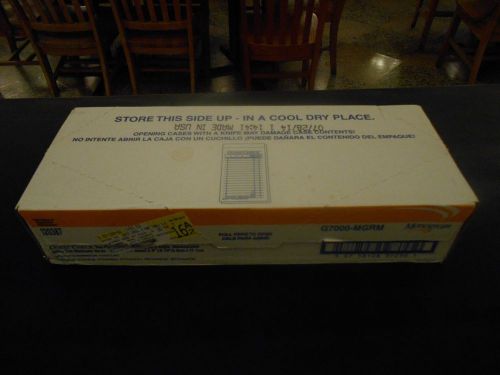 Restaurant 3-part guest checks nib  2500 checks!  retail value 145.00!  save!!!! for sale