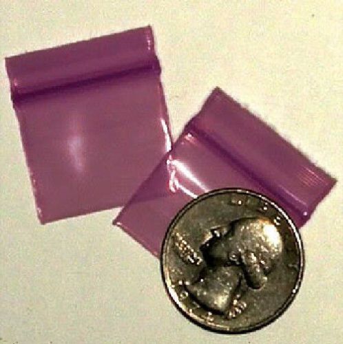 100 purple baggies 1034 ziplock 1 x 3/4&#034; apple® brand for sale