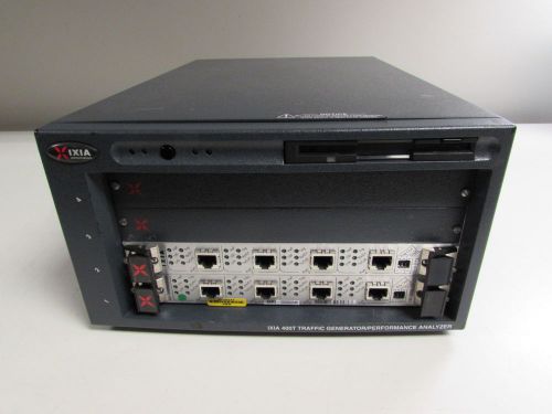 IXIA 400T Data Traffic Generator w/ two LM100TX, IXos v4.10