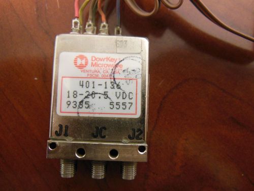 Dow Key Microwave 401-136 Switch, DC - 18 GHz