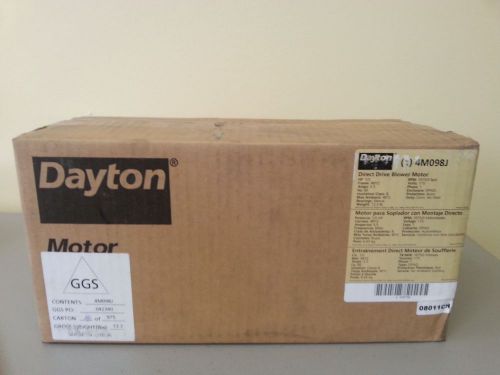 Dayton Direct Drive Blower Motor 4M098J HP 1/3 AC Air Conditioner Furnace Heater