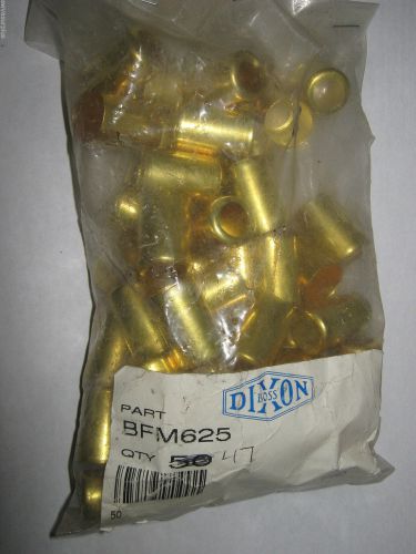 1 pc dixon bfm625 brass crimping ferrule, lot of 47, new for sale