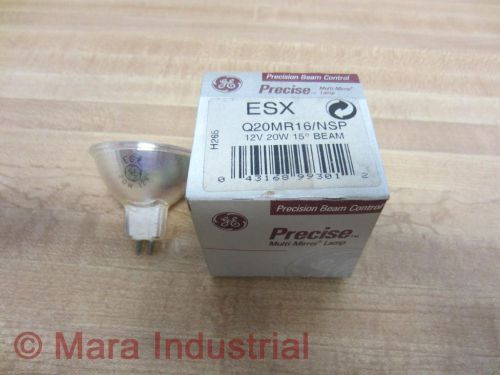 GE Q20MR16/NSP Precise Multi-Mirror Lamp ESX 15&amp;deg; Beam (Pack of 3)