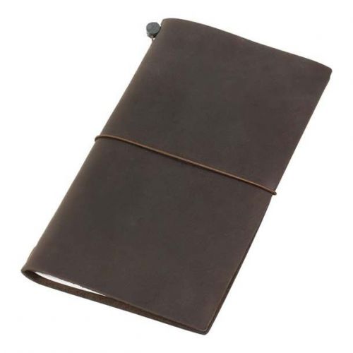 MIDORI Design Phil Traveler&#039;s Note Book Brown 13715006 Import Japan