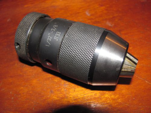 BRAND NEW 3/8&#034; KEYLESS DRILL CHUCK , JT33 MOUNT , HARVEST