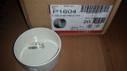 4&#034; solvent weld cap box 20 pieces for sale