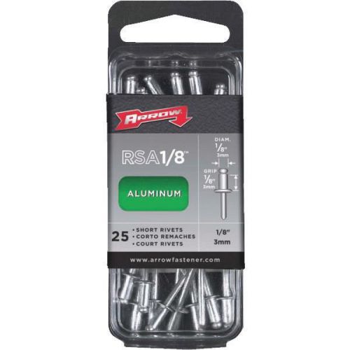 Arrow fastener rsa1/8 rivets-1/8x1/8 alum rivet for sale