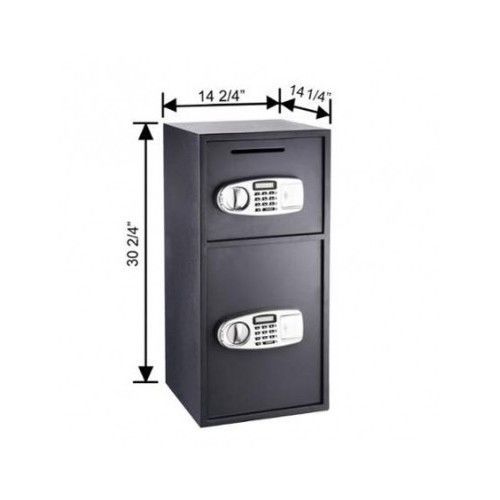 Drop Box Digital Security Safe Business Supplies Home Office Sturdy Steel ewjx