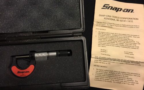 micrometer digital Snap On