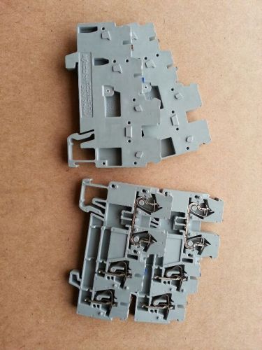 Wago 4 position terminal blocks  250V  2.5mm