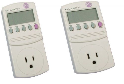 NEW 2 Pack Kill-A-Watt P4400 - P3 International Electricity Usage Monitor