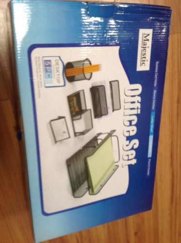 Majestic Office Desk Set 5Pcs New In Box