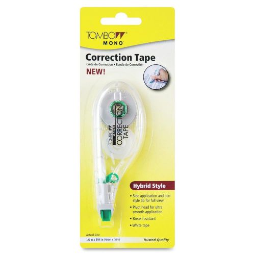 Tombow Mono Hybrid-Style Correction Tape Pen, Non-Refillable, 1/6&#034; x 394&#034;