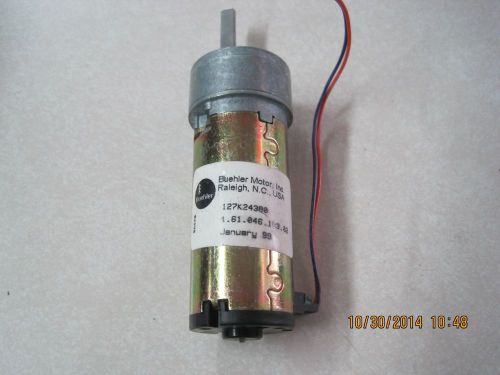 Buehler Motor  127K24380 12 volt DC 60 RPM