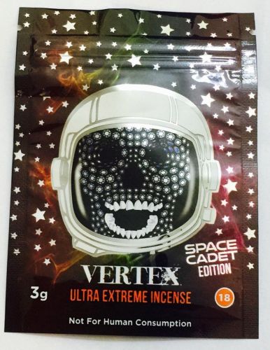 100 Vertex Space Cadet 3g EMPTY** mylar bags (good for crafts incense jewelry)