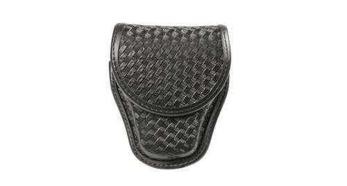 Blackhawk 44A100BW Black Basketweave Molded Nylon Single Handcuff Pouch