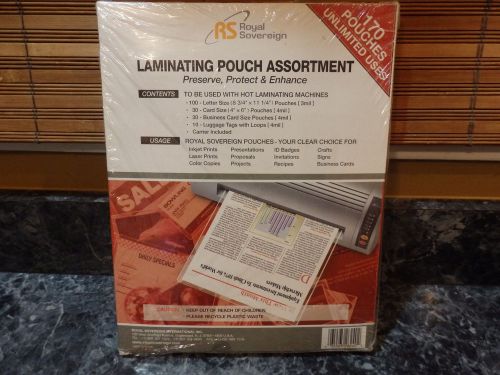 Royal Sovereign Royal Sovereign - Asst. Laminating Pouches - 170 pk.