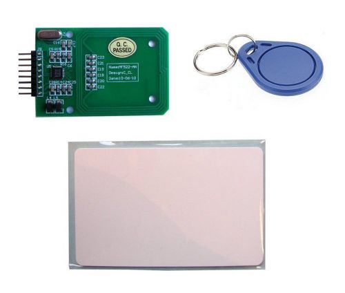 Rfid module card 13.56 mhz. read/write. mf522 rc522.mifare tags with 1 kb eeprom for sale