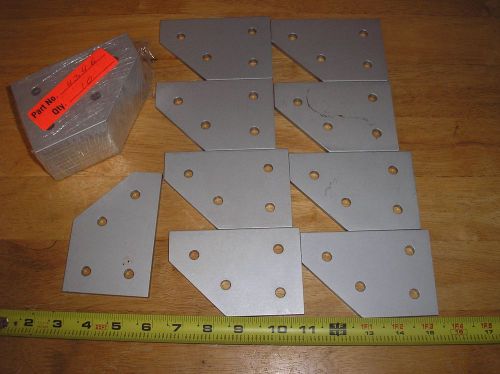 LOT OF 19 8020 T-SLOT ALUMINUM JOINING PLATES 4346