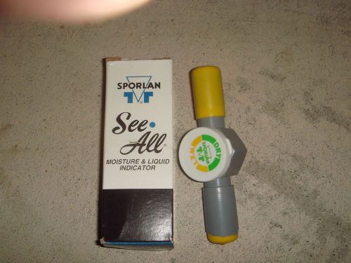 NEW SPORLAN SEE-ALL MOISTURE &amp; LIQUID INDICATOR SA-15S 5/8&#034; ODF