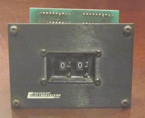 Cincinnati Electrosystems 829-2-1 Thumbwheel Switch Counter Electrical Controls