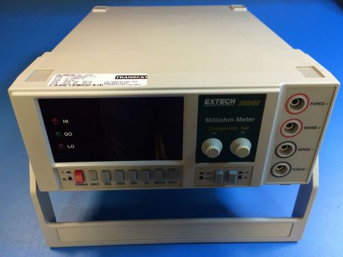 Extech 380560 milliohm meter perfect condition, not a scratch for sale