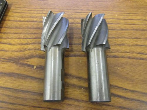 (2)  NIAGARA  1-1/2&#034;  HSS  6 Flute End Mills, 1.0&#034; Shank